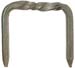 Powder Horn Staple, Small, 
5/8" wide hand forged iron, with decorative twist